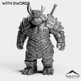 Tabletop Terrain Miniature With Swords Panda Heavy