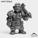 Tabletop Terrain Miniature With Tools Gnome High Tinkerer