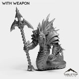 Tabletop Terrain Miniature With Weapon Naga Royal Guard
