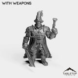 Tabletop Terrain Miniature With Weapons Sailor Admiral