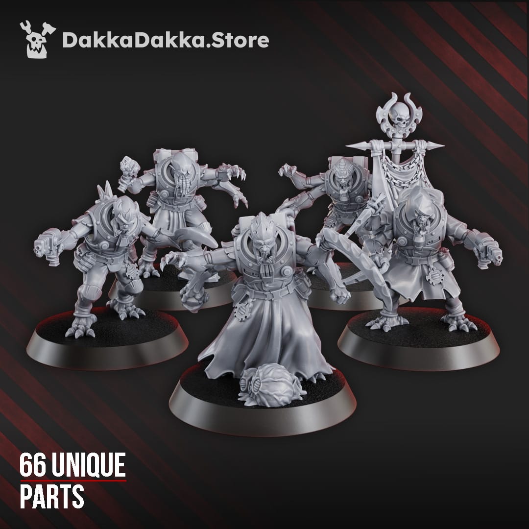 Tabletop Terrain Miniature Witnesses of the Cosmic Harvester (build-kit)