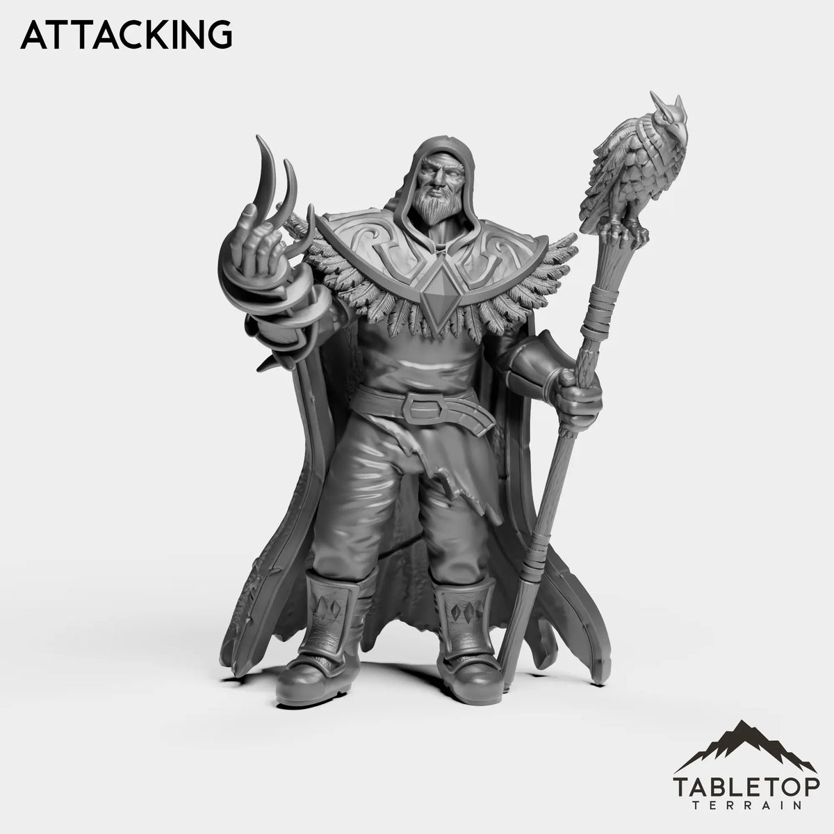 Tabletop Terrain Miniature Wizard Medgar