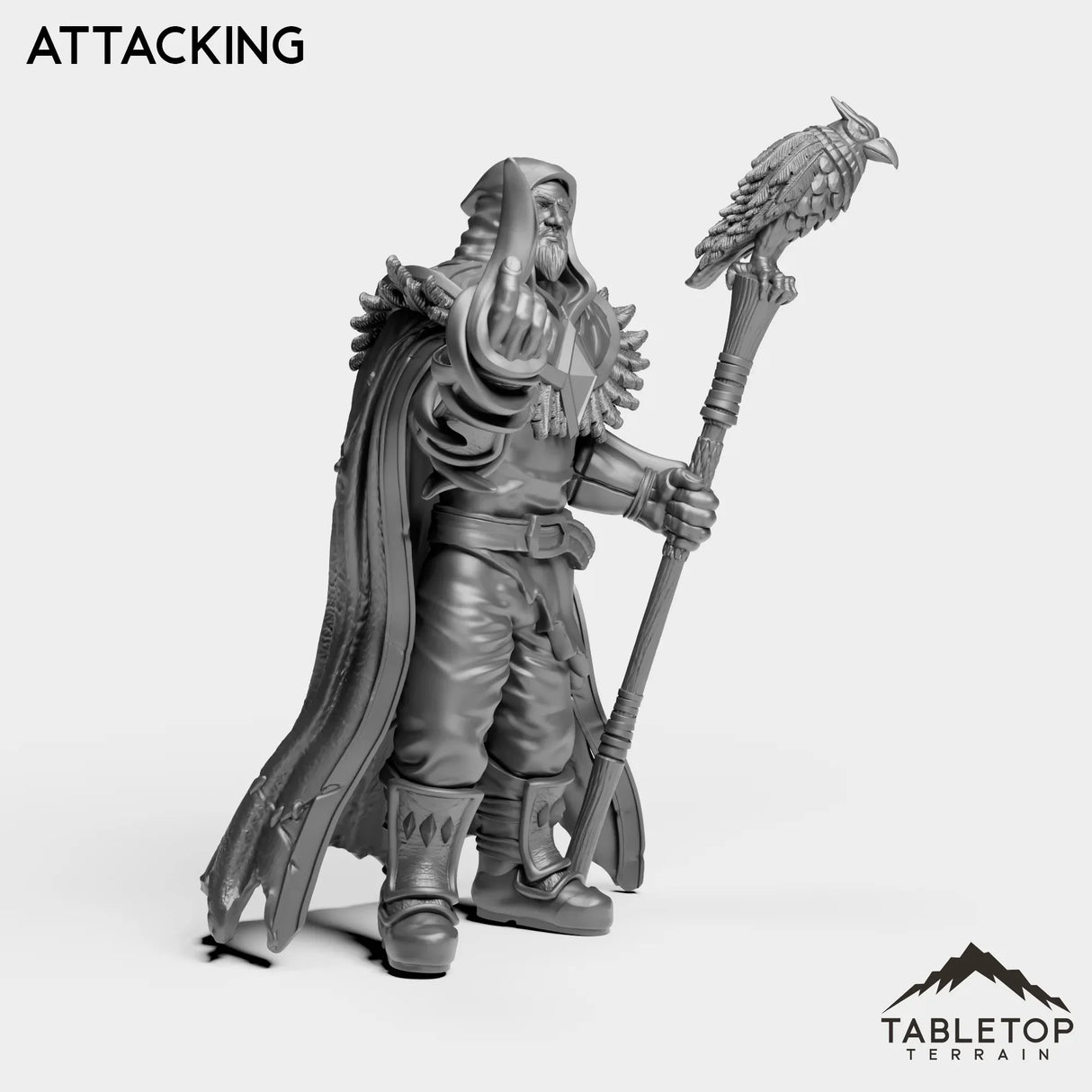 Tabletop Terrain Miniature Wizard Medgar