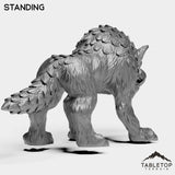 Tabletop Terrain Miniature Wolves