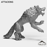 Tabletop Terrain Miniature Wolves