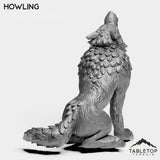 Tabletop Terrain Miniature Wolves