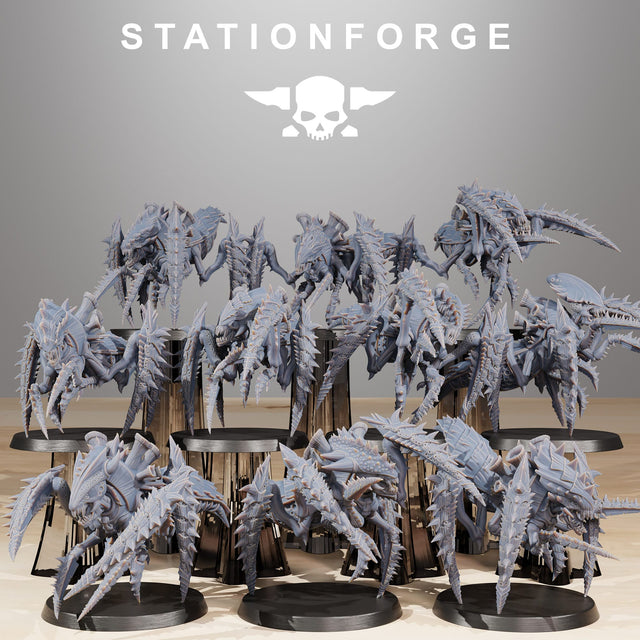 Tabletop Terrain Miniature Xenarid Crawlers 1