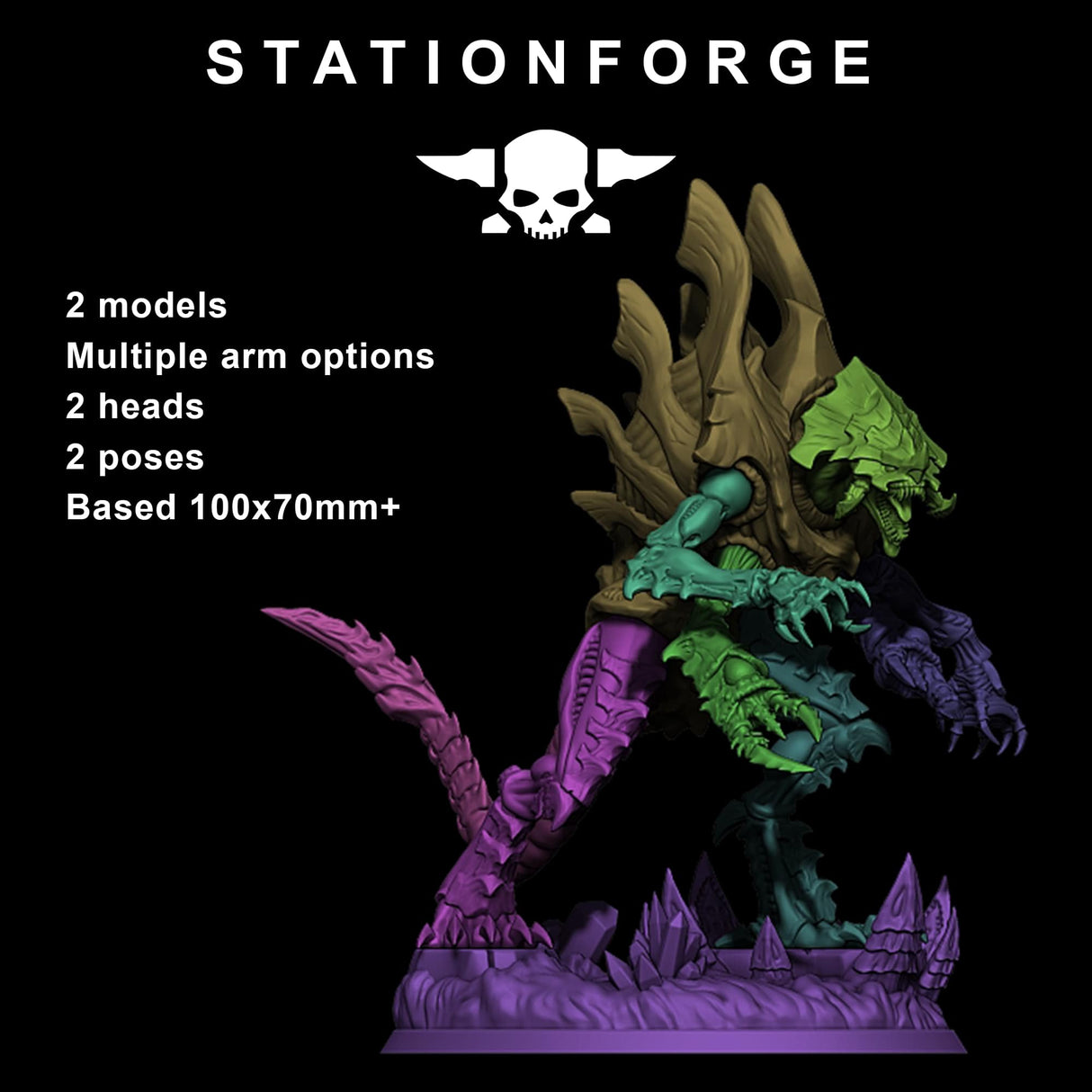 Tabletop Terrain Miniature Xenarid Devourers