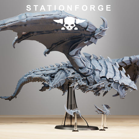 Tabletop Terrain Miniature Xenarid Dragon
