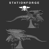 Tabletop Terrain Miniature Xenarid Dragon