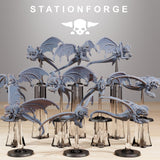 Tabletop Terrain Miniature Xenarid Flyers