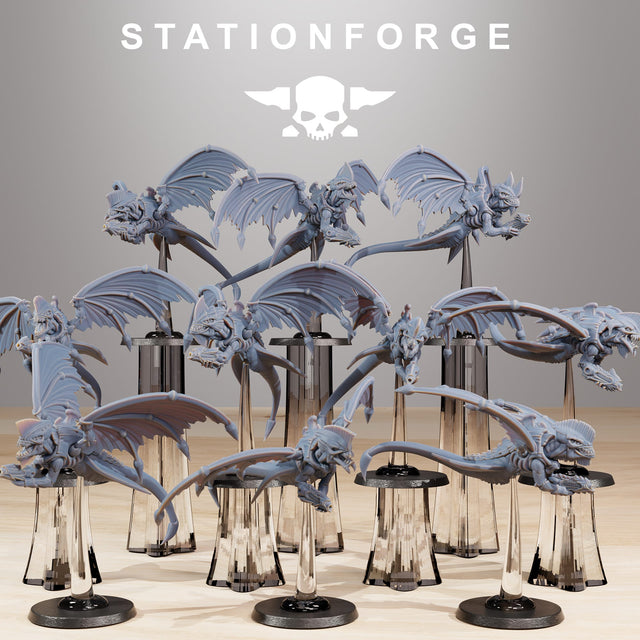 Tabletop Terrain Miniature Xenarid Flyers