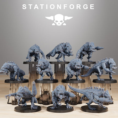 Tabletop Terrain Miniature Xenarid Infantry