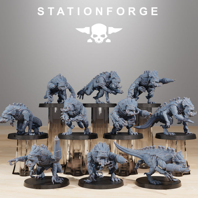 Tabletop Terrain Miniature Xenarid Infantry