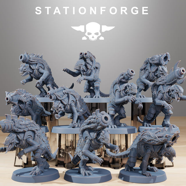 Tabletop Terrain Miniature Xenarid Mortars