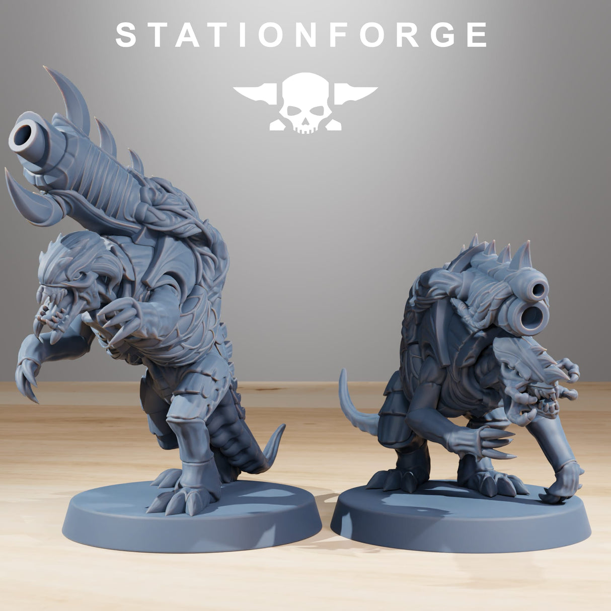 Tabletop Terrain Miniature Xenarid Mortars