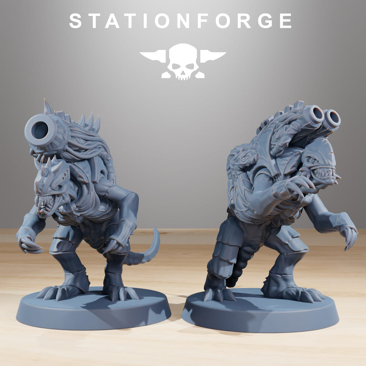 Tabletop Terrain Miniature Xenarid Mortars