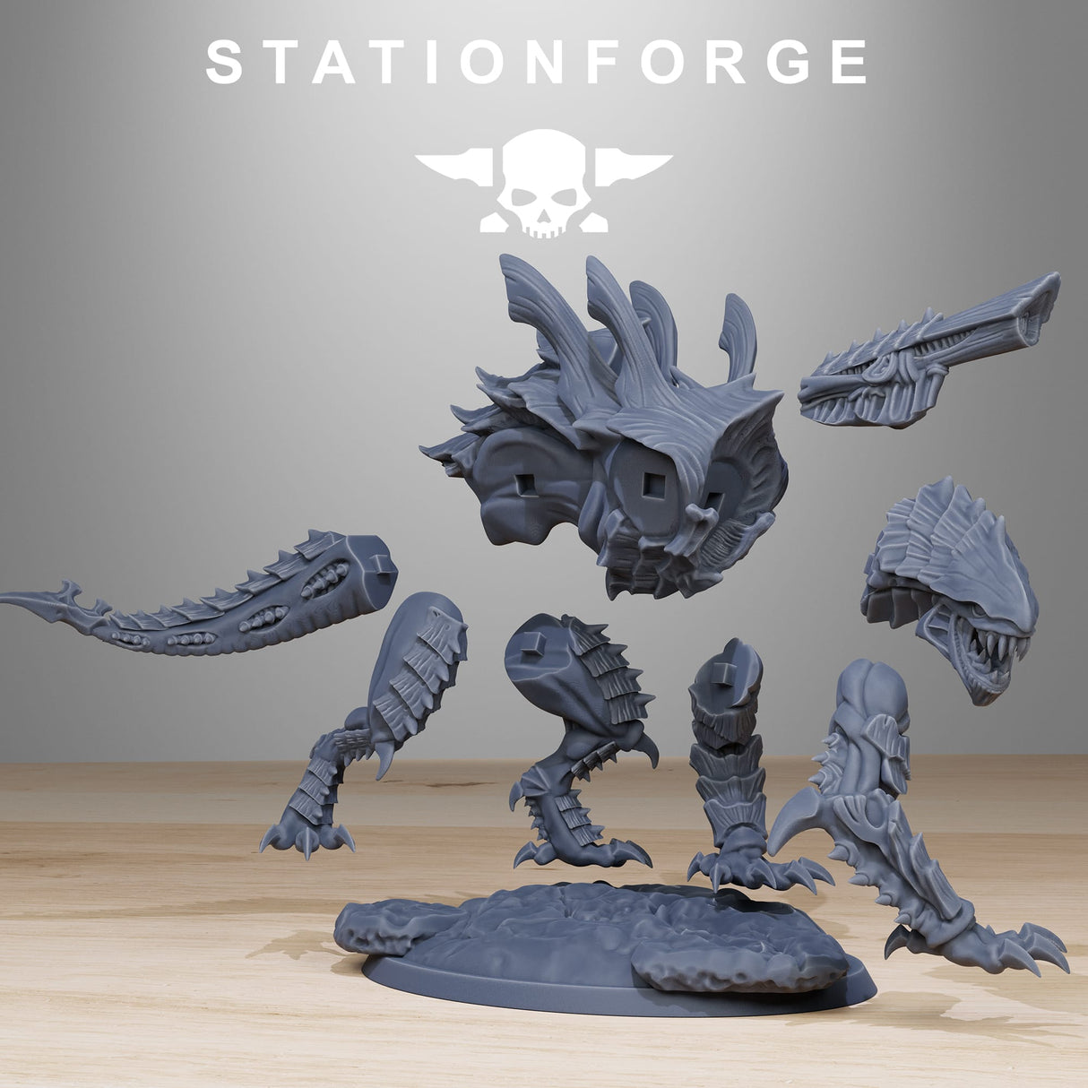 Tabletop Terrain Miniature Xenarid Predator