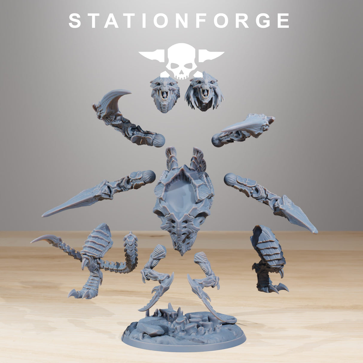 Tabletop Terrain Miniature Xenarid Ravage Howler