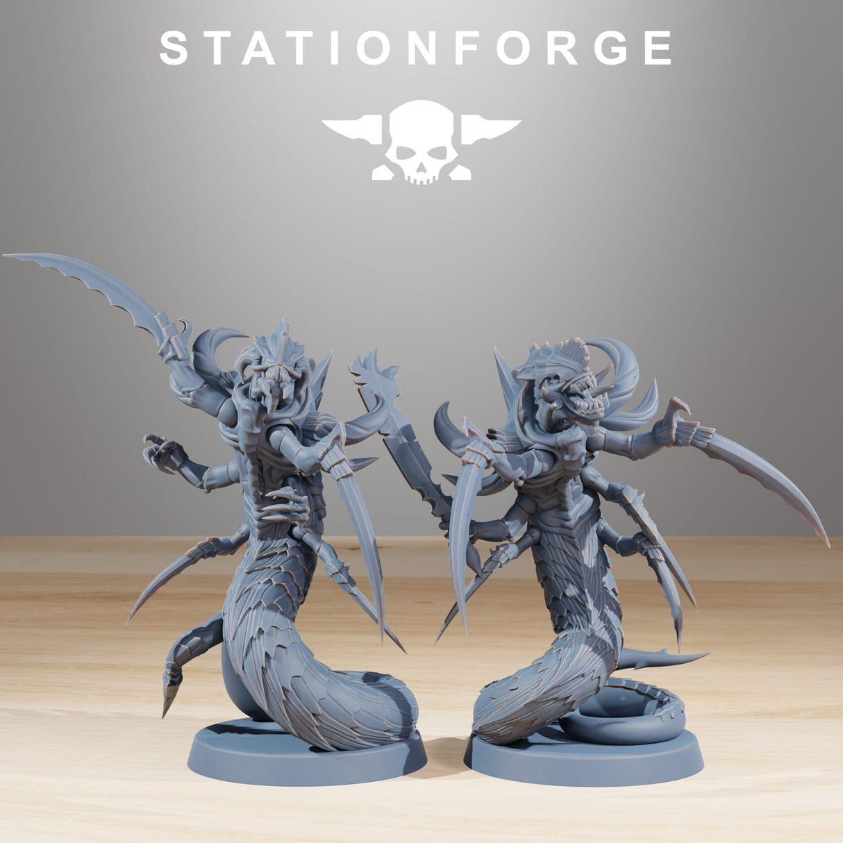 Tabletop Terrain Miniature Xenarid Serpents