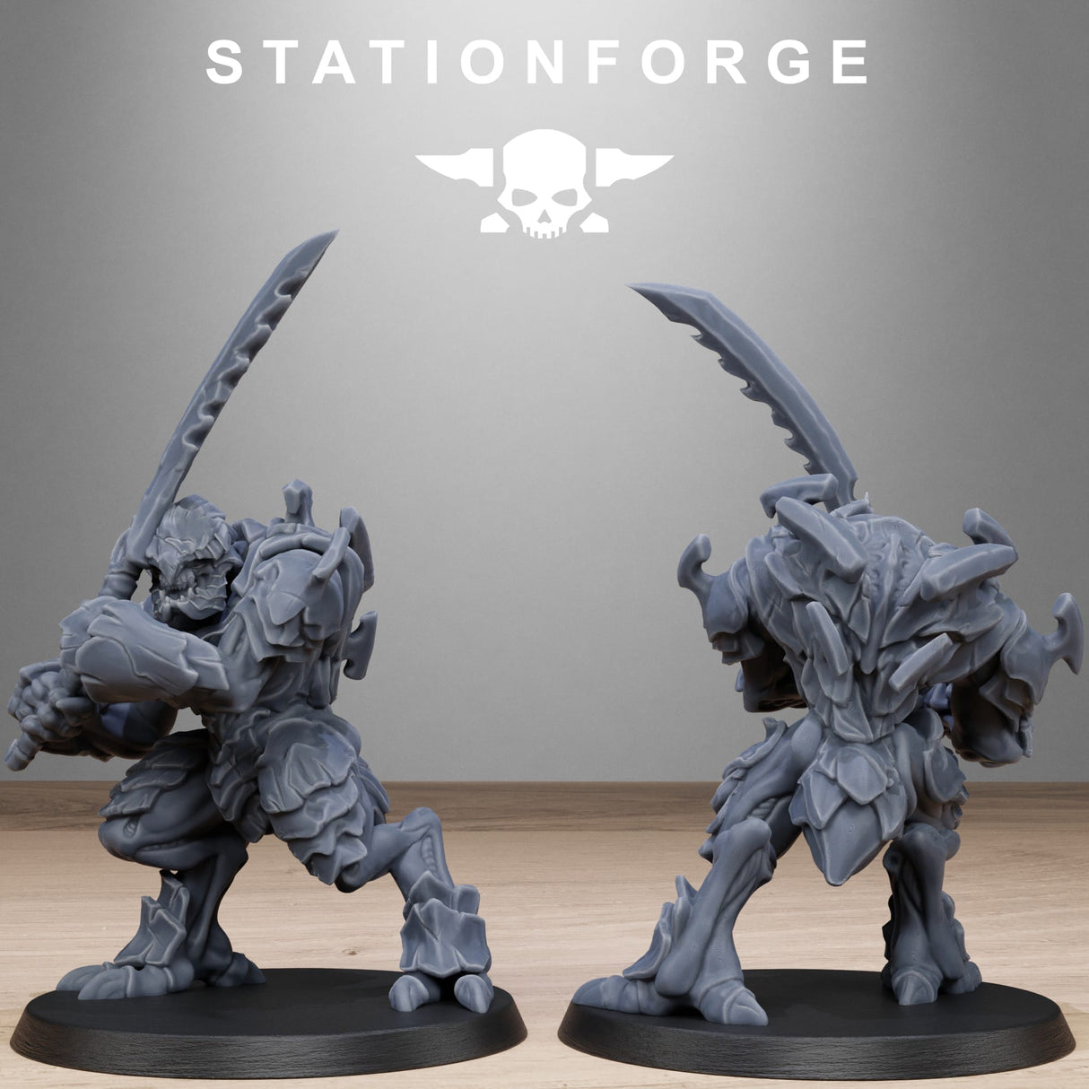 Tabletop Terrain Miniature Xenarid Warriors