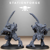 Tabletop Terrain Miniature Xenarid Warriors