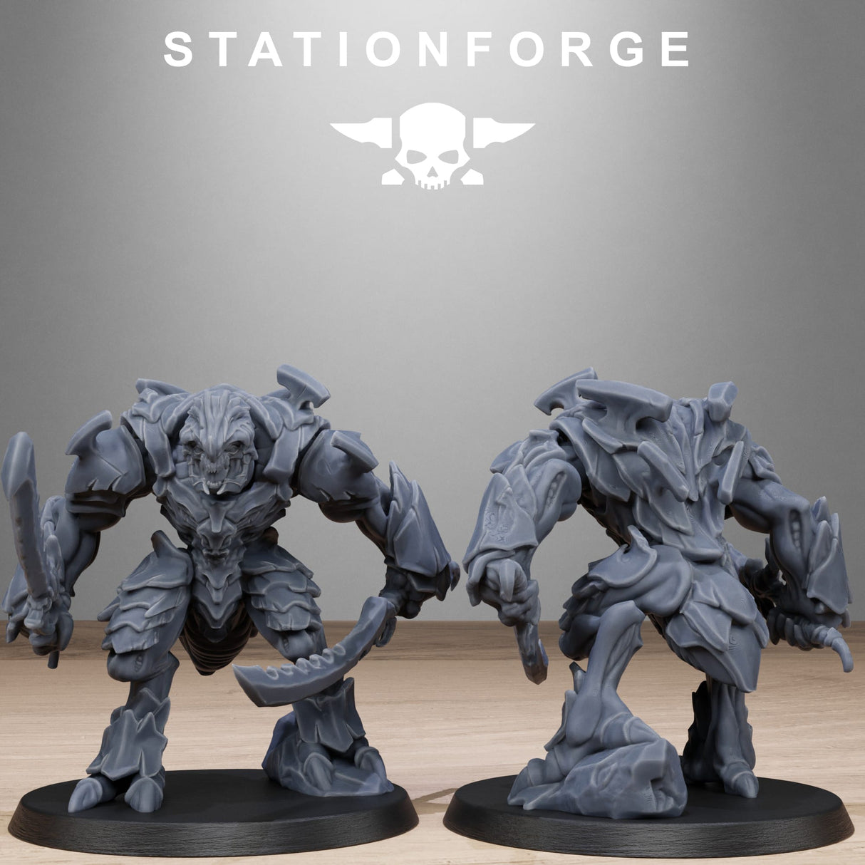 Tabletop Terrain Miniature Xenarid Warriors