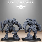 Tabletop Terrain Miniature Xenarid Warriors