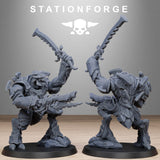 Tabletop Terrain Miniature Xenarid Warriors