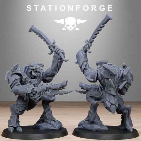 Tabletop Terrain Miniature Xenarid Warriors