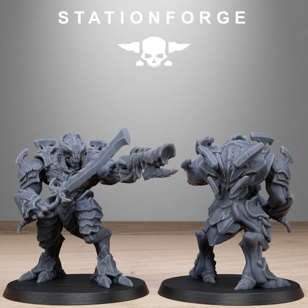 Tabletop Terrain Miniature Xenarid Warriors