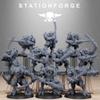 Tabletop Terrain Miniature Xenarid Warriors