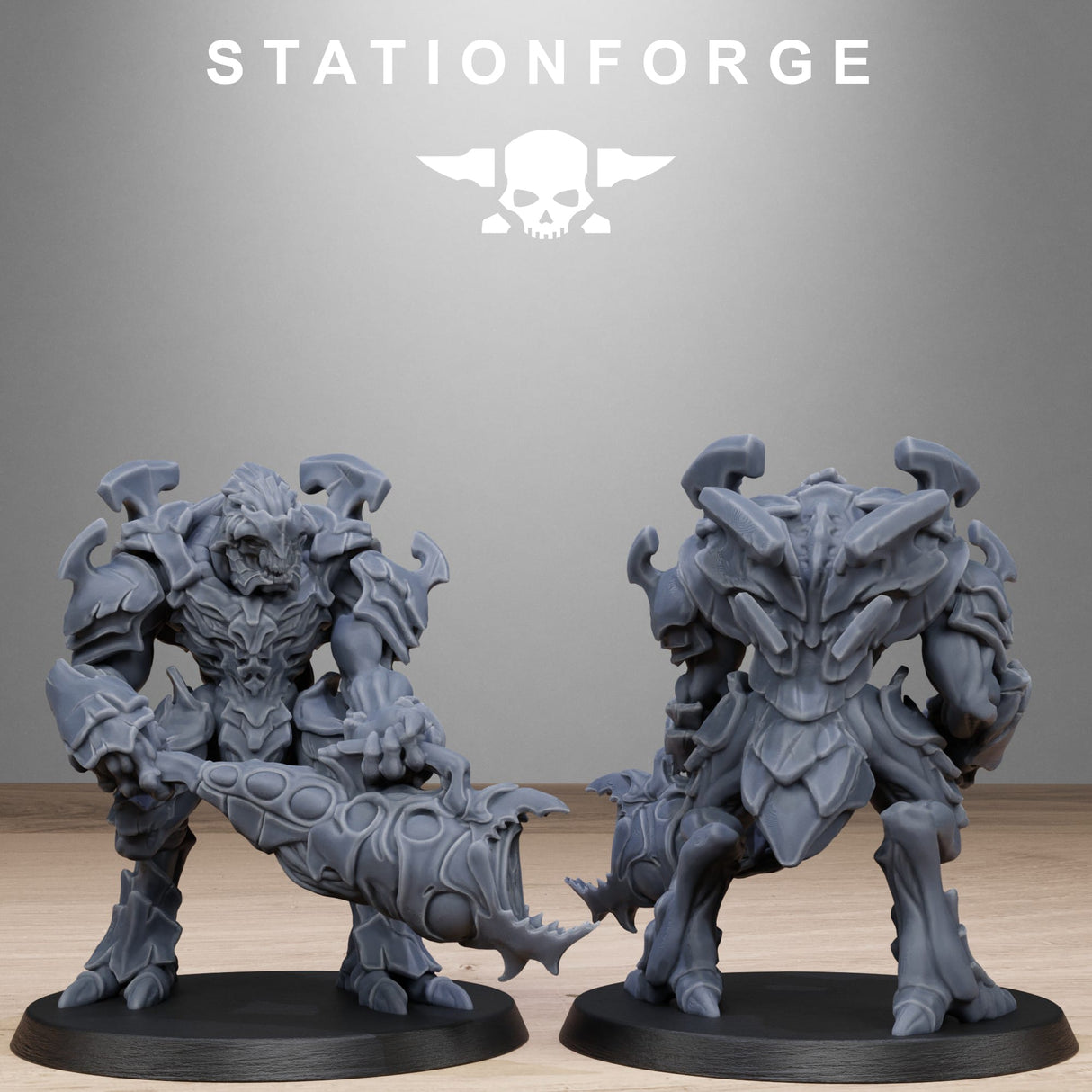 Tabletop Terrain Miniature Xenarid Warriors