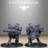 Tabletop Terrain Miniature Xenarid Warriors