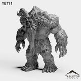 Tabletop Terrain Miniature Yeti 1 Yetis