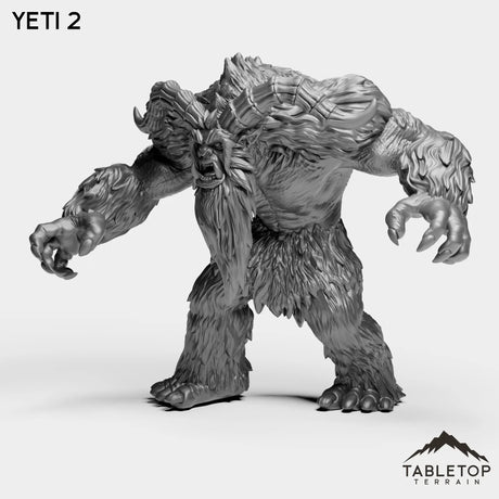 Tabletop Terrain Miniature Yeti 2 Yetis