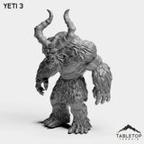 Tabletop Terrain Miniature Yeti 3 Yetis