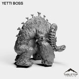 Tabletop Terrain Miniature Yeti Boss