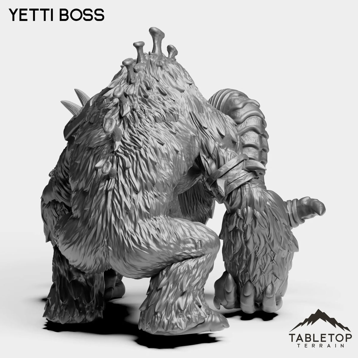 Tabletop Terrain Miniature Yeti Boss