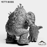 Tabletop Terrain Miniature Yeti Boss