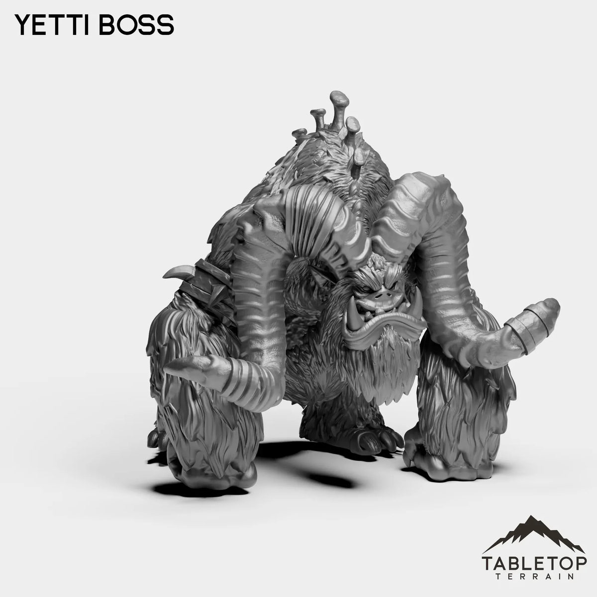 Tabletop Terrain Miniature Yeti Boss