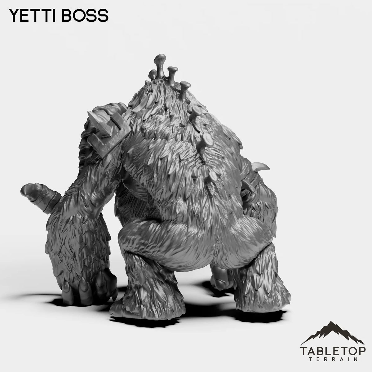 Tabletop Terrain Miniature Yeti Boss