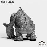 Tabletop Terrain Miniature Yeti Boss