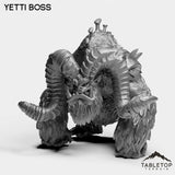 Tabletop Terrain Miniature Yeti Boss