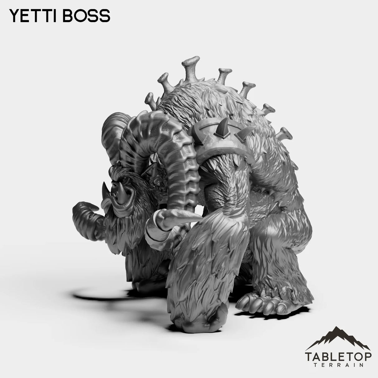 Tabletop Terrain Miniature Yeti Boss
