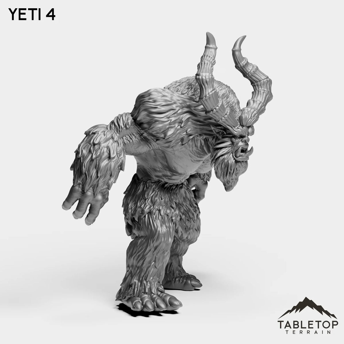 Tabletop Terrain Miniature Yetis