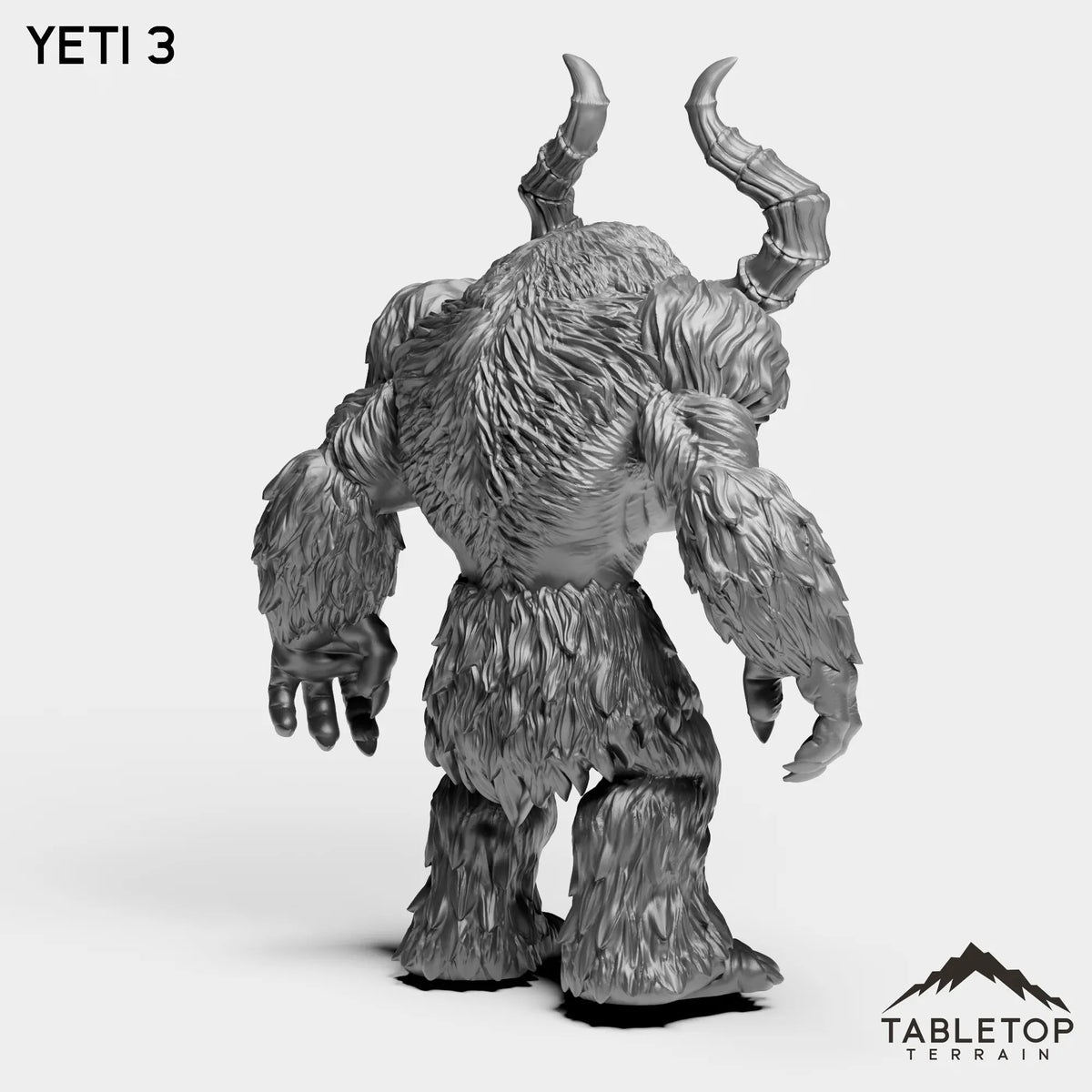 Tabletop Terrain Miniature Yetis