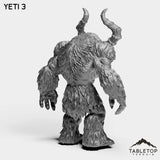 Tabletop Terrain Miniature Yetis