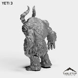 Tabletop Terrain Miniature Yetis