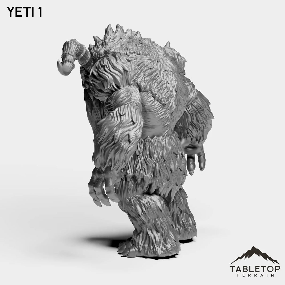Tabletop Terrain Miniature Yetis